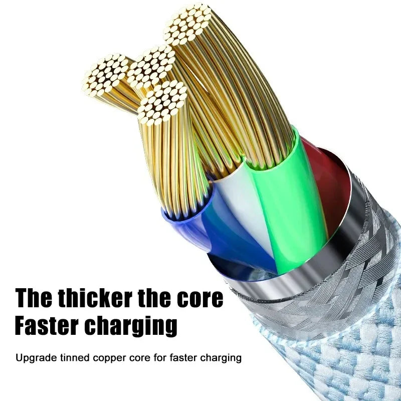Original USB-C Fast Charger Cable For Apple iPhone 15 Pro Max 15 Pro 15 Puls PD 60W USB-C Weaving Charging Data Line Accessories