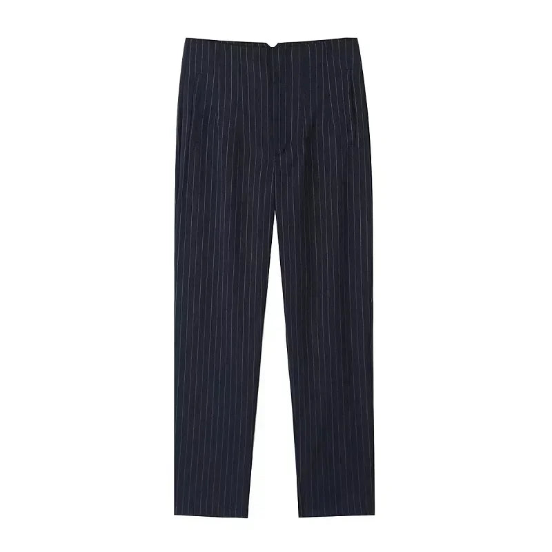 2025 Women's Summer Pants Pencil High Waist Pants for Women White Black Cropped Trousers Womens Streetwear Office Pants