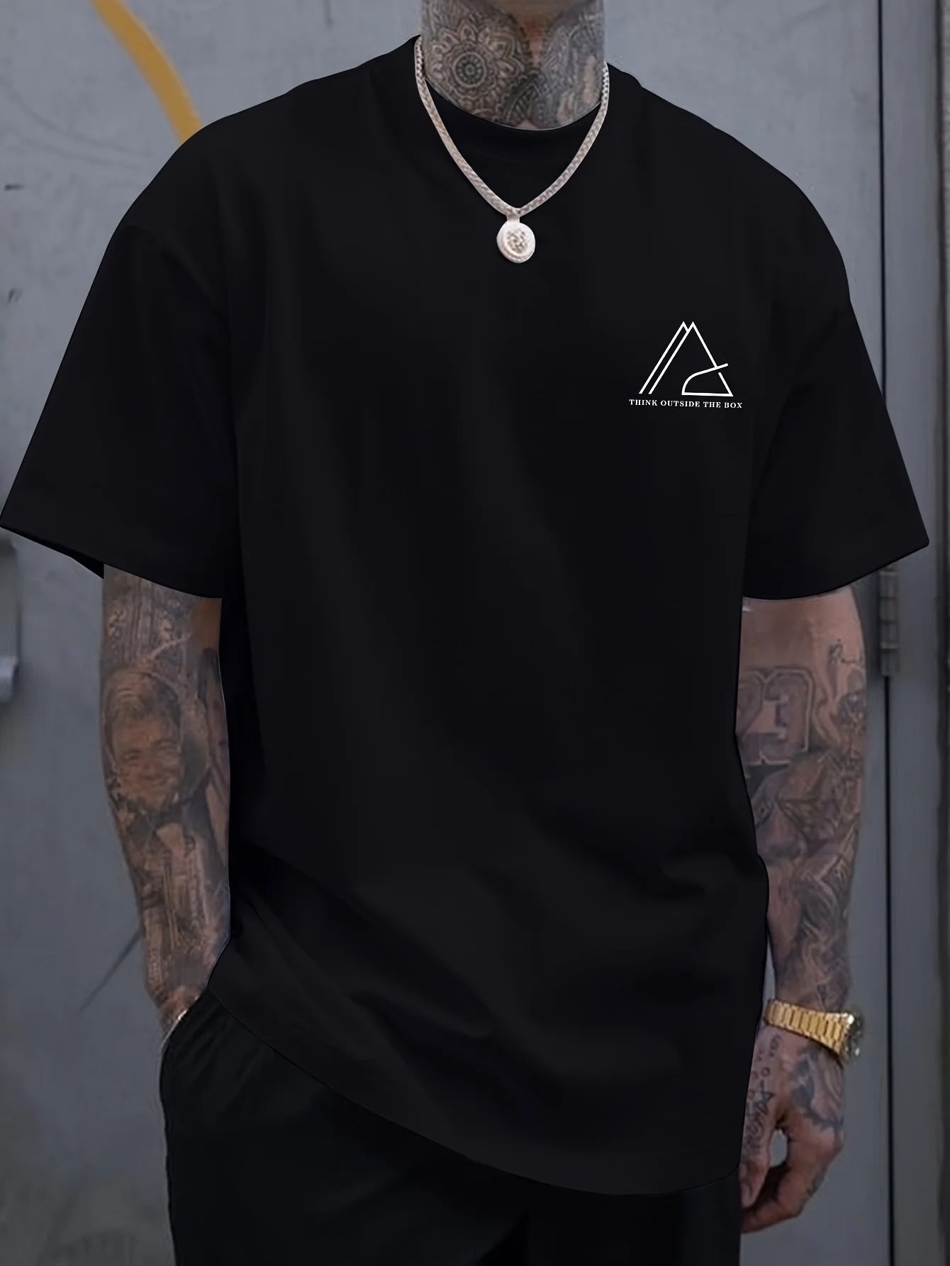 T-shirt for Men, Summer Outdoor Casual Crew Neck Top Shirt