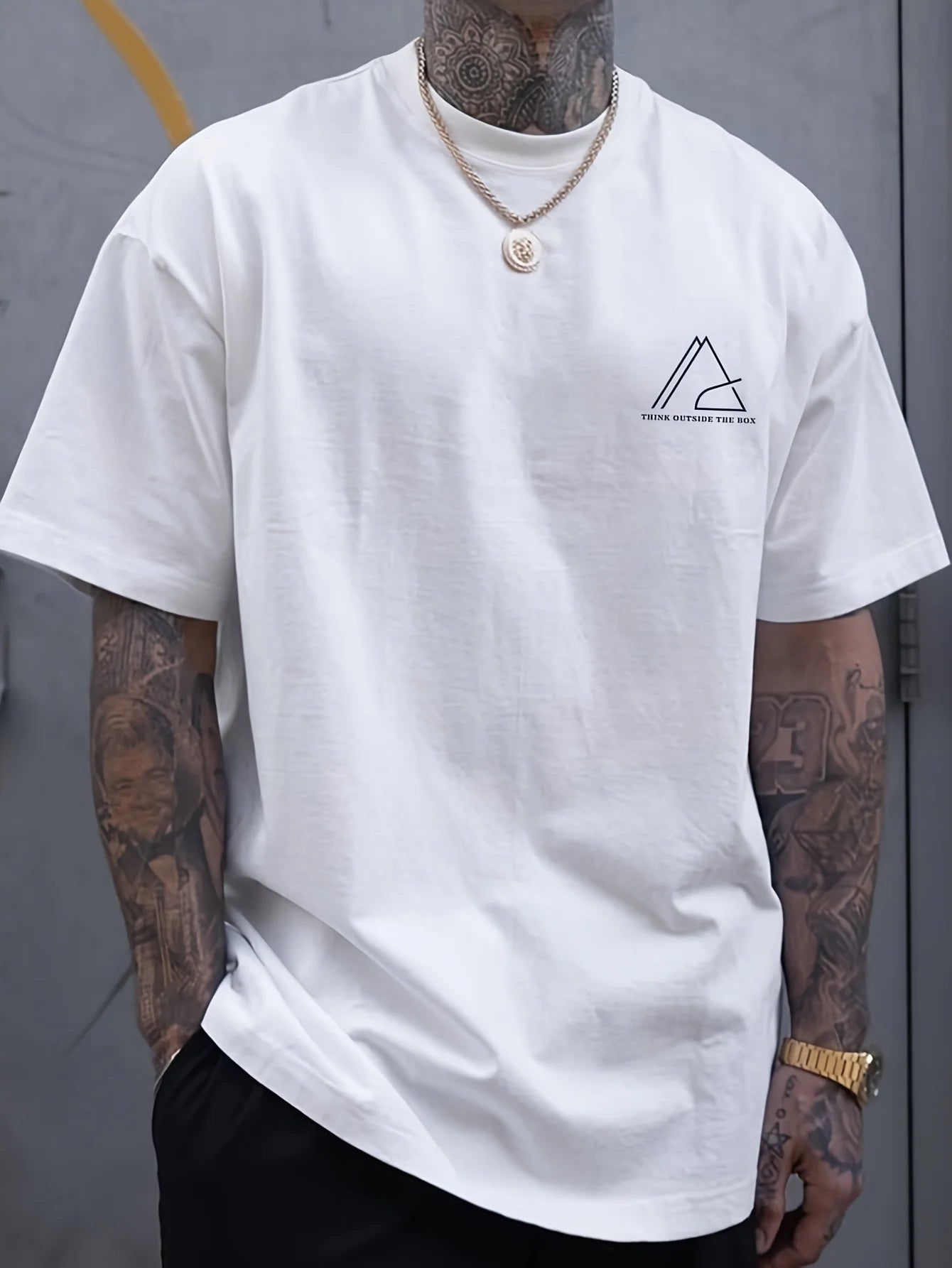T-shirt for Men, Summer Outdoor Casual Crew Neck Top Shirt