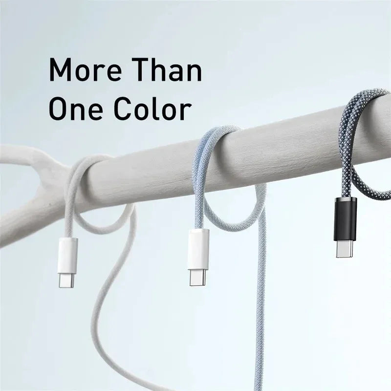 Original USB-C Fast Charger Cable For Apple iPhone 15 Pro Max 15 Pro 15 Puls PD 60W USB-C Weaving Charging Data Line Accessories