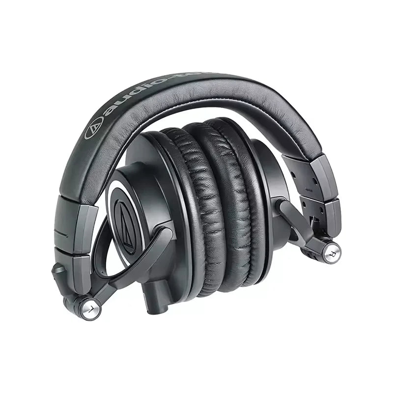 Original Audio-Technica ATH-M50X Professional Studio Monitoring Headphones Hifi Music Headset with Detachable Cable